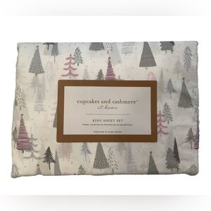 Cupcakes & Cashmere Amsterdam Trees King Sheet Set New